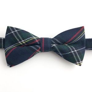 Men's Green Tartan Party Style Pre-Tied Bow Tie